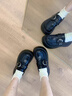 STELLA WEISZ厚底樂(lè )福鞋女2025新款秋冬黑色百搭粗跟ins時(shí)尚休閑英倫風(fēng)小皮鞋 黑色 35 (225mm) 曬單實(shí)拍圖