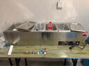 科盛萊快餐保溫臺商用加熱臺式湯池（順豐快遞）自助餐爐售飯臺熱菜粥車(chē)食堂打菜臺加熱柜包餐車(chē)保溫爐郵 A6六盒（加厚款帶盒帶蓋）包郵 曬單實(shí)拍圖