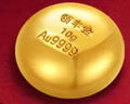 領(lǐng)豐金（LING FENG GOLD）AU9999黃金豆豆足金投資金豆子送女友送媽媽送小孩禮物儲備金擺件 10g 曬單實拍圖
