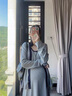 革曼孕婦裝秋季2025新款時(shí)尚慵懶風(fēng)孕婦連衣裙背帶裙針織衫開(kāi)衫高級感深灰色XL 曬單實(shí)拍圖