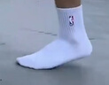 NBA襪子男士夏季休閑運動(dòng)襪吸汗無(wú)骨棉襪抗菌消臭訓練跑步籃球襪3雙 曬單實(shí)拍圖