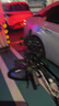 洛克兄弟電動(dòng)車手機(jī)機(jī)支架摩托車外賣代駕導(dǎo)航防震自行車手機(jī)支架 車把款-黑色/圓把安裝 曬單實(shí)拍圖