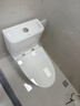 九牧（JOMOO）11173-2-1/41KD-3大力神普通馬桶家用虹吸抗菌節水坐便器400坑距 曬單實(shí)拍圖
