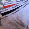 Calvin Klein內衣男士三條裝ck提花腰邊低腰棉質(zhì)貼身防夾臀四角褲平角內褲男 U2664I03-海軍藍/楓葉紅/月光白 3條 L 曬單實(shí)拍圖