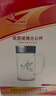 富光健牌雙層玻璃杯支持團購定制茶杯辦公杯帶把 大容量男女水杯子 曬單實(shí)拍圖