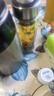 蘇泊爾（SUPOR）玻璃杯茶水分離男士水杯雙層高硼硅玻璃耐高溫大容量泡茶杯子禮物 行硯黑400mL 曬單實拍圖
