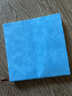 嘉然恒 創(chuàng  )意正方形筆記本子高顏值大學(xué)生考研復習本軟面抄記事本思維導圖本子可定制 橫線(xiàn)/湖藍色 曬單實(shí)拍圖