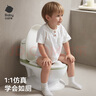 babycare馬桶坐便器蹲便器兒童馬桶仿真馬桶坐便圈2-6歲寶寶便盆維爾粉 曬單實(shí)拍圖