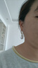 清風(fēng)唁大耳圈貝珠耳環(huán)女新款高級(jí)感韓國(guó)東大門(mén)簡(jiǎn)約網(wǎng)紅耳墜貝珠耳飾 白色貝珠耳釘 曬單實(shí)拍圖
