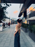 魯雅爾設(shè)計(jì)感闊腿牛仔褲女春秋季新款高腰寬松垂感顯瘦直筒微喇叭長褲子 淺藍(lán)色 L 曬單實(shí)拍圖