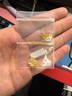 中國黃金（CHINA GOLD）黃金項鏈女士足金碎碎冰四葉草項鏈純金七夕情人節(jié)禮物送女友老婆 足金碎碎冰四葉草項鏈約4.2g 曬單實拍圖