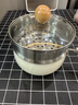 愛(ài)仕達(dá)陶瓷不粘奶鍋0氟有鈦健康輔食鍋小奶鍋蒸鍋多用鍋電磁爐燃?xì)馔ㄓ?陶瓷不粘奶鍋+304鋼蒸格 18cm 曬單實(shí)拍圖