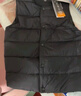 波司登（BOSIDENG）25新款輕薄羽絨服男女兒童5A抗菌90絨輕盈保暖馬甲T250130060DS 黑色8056囤貨拍大 120 /60 約 110-120cm 22kg 曬單實(shí)拍圖
