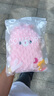 澳貝（auby）嬰幼兒玩具豆豆絨小兔子毛絨安撫玩偶可入口水巾哄睡+牙膠啃咬 曬單實(shí)拍圖