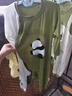 迪迪熊日記（DIDIXIONGRIJI）2件裝嬰兒衣服春季長(cháng)袖連體衣純棉新生兒0-3個(gè)月寶寶哈衣春秋裝四 長(cháng)袖(小青蛙+小熊貓） 90cm 適合體重24-27斤內 曬單實(shí)拍圖