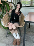 卡丹路單鞋全包勃肯鞋女2025年春秋季新款小個(gè)子懶人鞋復古軟底豆豆鞋女 曬單實(shí)拍圖