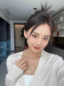 HR赫蓮娜輕奢貓眼石小蠻腰項鏈女款2025年新款七夕情人節(jié)禮物送女友 小蠻腰項鏈玫瑰金色【高端禮盒】 曬單實拍圖