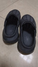 卡駱馳（crocs）女鞋厚底云朵洞洞鞋戶(hù)外休閑時(shí)尚一腳蹬沙灘鞋 206750-001 38-39 曬單實(shí)拍圖