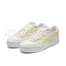 彪馬（PUMA）【小白鞋】增高厚底網(wǎng)球風(fēng)板鞋女復(fù)古休閑鞋 SKYE 374764 淡黃色-藍(lán)色-淺粉色-09 38 曬單實(shí)拍圖