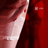 綾天生絲滑綾lingerie「汐」8D油亮一體蕾絲吊帶超薄油光性感誘惑絲襪女 White羽白 1雙 8D-油亮版-均碼「160cm~182cm」 曬單實(shí)拍圖