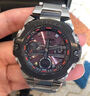 卡西歐（CASIO）手表男士G-SHOCK鋼鐵黑暗之心藍牙太陽(yáng)能防水指針運動(dòng)石英表禮物 GST-B400AD-1A4 剛毅黑紅銀 曬單實(shí)拍圖