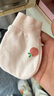 十月結晶嬰兒防抓【手套+腳套】防抓臉可啃咬新生兒戒吃手 粉(0-6個(gè)月) 曬單實(shí)拍圖