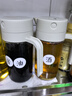 北格醬油分裝瓶醋壺廚房專用醋瓶家用醬油醋調(diào)料瓶裝油容器玻璃倒油瓶 【2個裝】醬油+醋分裝瓶 550ml 曬單實拍圖