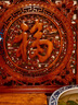 璽朝東陽(yáng)木雕掛件實(shí)木香樟木雕刻掛屏中式背景墻掛畫(huà)客廳玄關(guān)裝飾畫(huà) 五福臨門(mén) 正方形80cm 曬單實(shí)拍圖