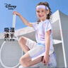 迪士尼（DISNEY）兒童女童速干短袖套裝六一兒童節(jié)卡通兩件套25夏DB321UE28藍(lán)160 曬單實拍圖