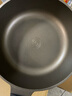 KIWICOO德國(guó)鈦聚力平底鍋不粘鍋家用牛排煎鍋無(wú)涂層煎蛋炒鍋電磁爐燃?xì)庠?【鈦聚力煎炒鍋】黑瓷耐臟 28cm 曬單實(shí)拍圖