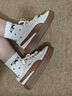彪馬（PUMA）厚底鞋|增高小白鞋松糕鞋女款冬休閑板鞋PLATFORM 363559 米白色-棕色-18 37 曬單實(shí)拍圖