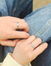春淺S925純銀情侶戒指一見(jiàn)鐘情對戒小眾設計高級感生日禮物 曬單實(shí)拍圖