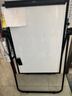 得力(deli)支架式白板60*90cm磁性白板支架式寫(xiě)字板U型海報廣告展示架 帶紙夾7891B 曬單實(shí)拍圖