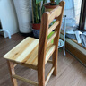 聚馳實(shí)木凳子兒童矮凳成人板凳多功能小木凳耐用木板凳家用換鞋小椅子 實(shí)木靠背椅(做高度36厘米)清漆 曬單實(shí)拍圖