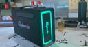 UKYK柏林之聲新款戶外便攜式藍牙音響超重低音炮家用桌面臺式電腦客廳音箱高音質(zhì)大音量3d環(huán)繞藍牙音箱 黑色【2.1聲道+三重音效+炫彩燈效】 曬單實拍圖