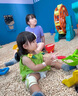 G.DUCKKIDS小黃鴨女童套裝夏季0一3歲嬰兒童衣服小童夏裝女寶寶吊帶兩件套 綠色 90 尺碼1~2歲【 80-90cm】 曬單實拍圖