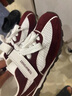 TOOMANYSHOES 【吳昕同款】甜味補(bǔ)劑 夏季新款軟底網(wǎng)面運(yùn)動鞋透氣休閑德訓(xùn)鞋女 酒紅色 36 曬單實(shí)拍圖