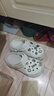 卡駱馳（crocs）經(jīng)典泡芙Clog男女一腳蹬懶人沙灘鞋 CR207521-2Y2 35 曬單實拍圖
