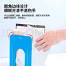 得力（deli）9英寸(高23cm)金屬鐵桌面書立置物架書收納桌上書架 書籍擋靠夾2片/ 辦公學(xué)習(xí)用品 藍(lán)色9263 曬單實(shí)拍圖