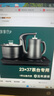 茶皇子（CHAHUANGZI）全自動(dòng)上水電熱燒水壺泡茶專用茶臺(tái)一體嵌入式家用新款茶具全智能電茶爐 104 0.8L 黑色加寬 37*23cm 曬單實(shí)拍圖