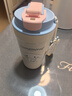 杯具熊（BEDDYBEAR）雙飲咖啡保溫杯帶吸管水杯高顏值便攜車(chē)載杯子500ml心氣大耳狗 曬單實(shí)拍圖