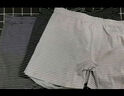 荷拉德古娜【3條裝】寬松男士?jī)?nèi)褲男平角褲棉質(zhì)阿羅褲男生男式褲衩大褲頭 黑色+深灰+淺灰 XL（推薦體重120-140斤） 曬單實(shí)拍圖