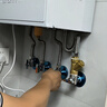 偉星 大流量黃銅球閥 2只燃氣熱水器壁掛爐冷熱水角閥全通徑球芯1132 曬單實(shí)拍圖
