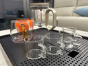 尚明玻璃內(nèi)膽磁旋飄逸杯泡茶壺茶水分離過濾沖茶具套裝家用辦公沏茶壺 金灰色 500ml 曬單實(shí)拍圖