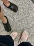 歐因洞洞鞋配飾diy水晶花朵蝴蝶crocs鞋花配件適配卡洛馳洞洞鞋鞋扣女 【鐳射小熊蝴蝶】鞋花（不含鞋） 含4蝴蝶+4珍珠+3花+2小熊+蝴蝶結 曬單實(shí)拍圖