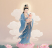 普陀山送子觀音觀音菩薩早生貴子旅游文創(chuàng)貼紙保平安手機貼紙禮物 【普陀山百子堂祝?！克妥佑^音八 曬單實拍圖