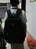 卡馳慕寧2025新款中學(xué)生書(shū)包男生初中生高中生大容量背包男減負護脊男款 中號迷彩黑(送掛飾) 曬單實(shí)拍圖