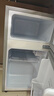 奧克斯小冰箱家用小型迷你冷藏冷凍兩用出租房宿舍用節能省電寢室辦公室電冰箱 【熱賣(mài)款 升級凈化去味】22A126DW銀 曬單實(shí)拍圖