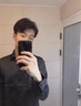 擎感早秋襯衫男長袖新款男士修身休閑襯衣免燙通勤商務(wù)男冬季加絨 黑色 XL 41【建議140-150斤】 曬單實(shí)拍圖