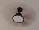 鉆石牌風(fēng)扇燈餐廳吊扇燈LED全光譜超薄客廳燈扇遙控定時(shí)帶燈風(fēng)扇吊桿36寸黑胡桃木一級(jí)能效DC5333 曬單實(shí)拍圖